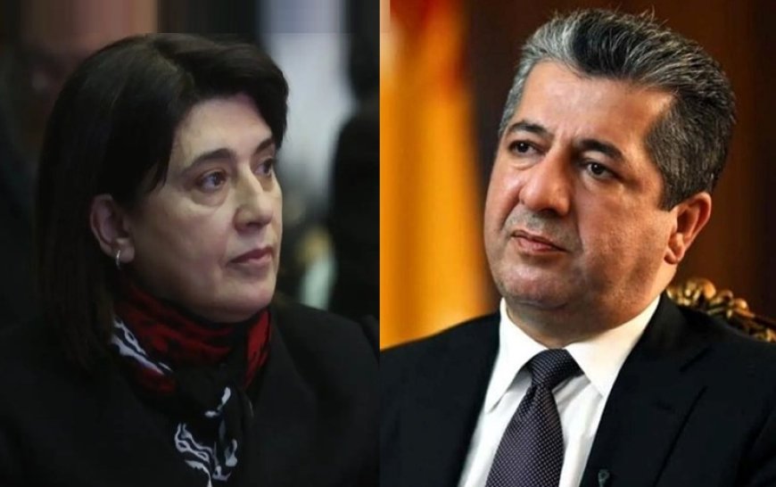 Leyla Zana’dan Mesrur Barzani’ye taziye mesajı: Şehit Peşmergeler hepimizin ortak acısıdır