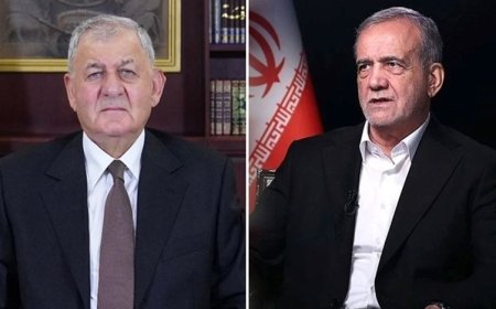 Irak Cumhurbaşkanı Reşid'den Pezeşkiyan’a: Kürdistan Bölgesi’ne yönelik saldırılar istikrara hizmet etmiyor