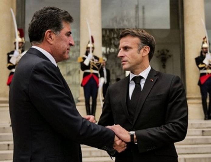 Fransa Cumhurbaşkanı Macron, Başkan Neçirvan Barzani’yi telefonla aradı