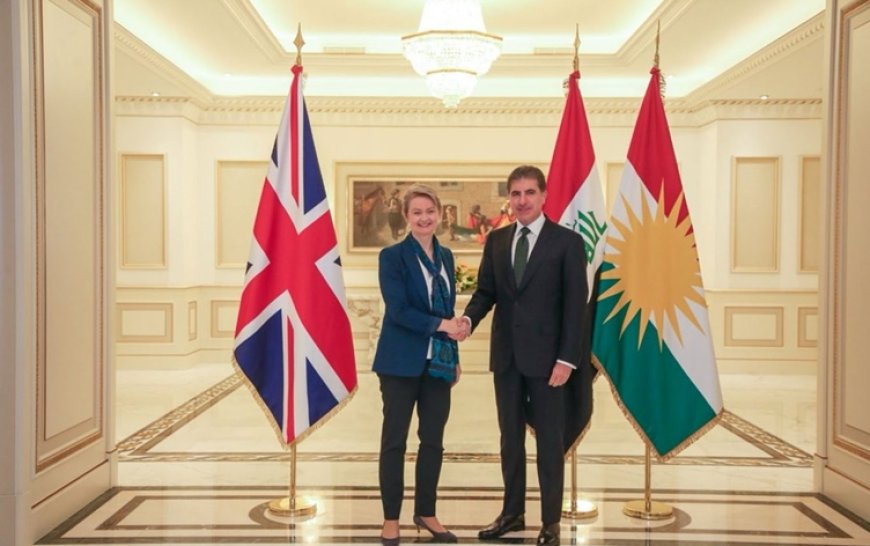 İngiltere Dışişleri Bakanı Cooper’dan Başkan Neçirvan Barzani’ye telefon