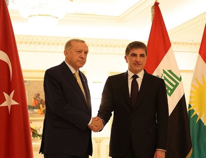 Türkiye Cumhurbaşkanı Erdoğan’dan Başkan Neçirvan Barzani’ye 'geçmiş olsun' telefonu