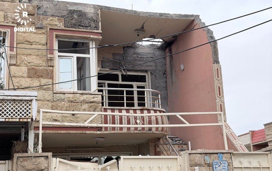 Erbil’de sivil mahalleye dron düştü