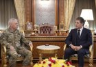 Başkan Neçirvan Barzani, Koalisyon Güçleri Komutanı General Lambert ile görüştü