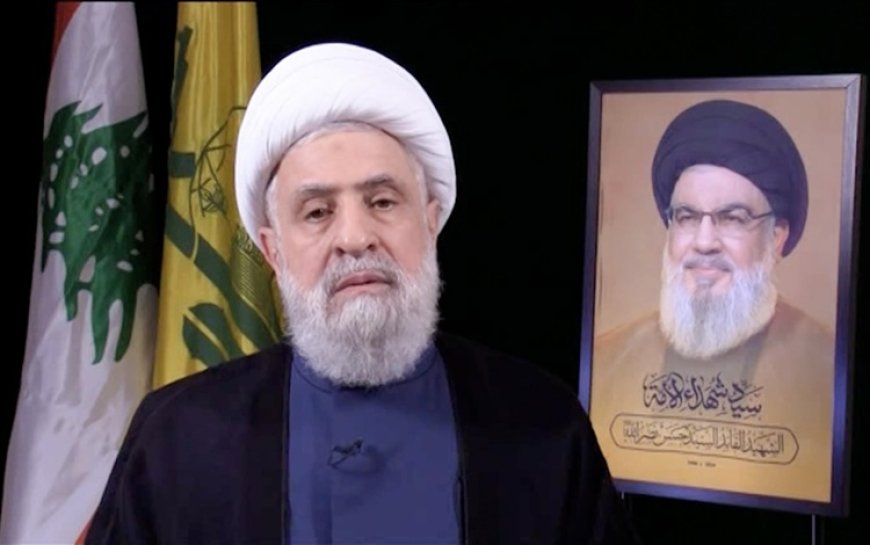 Hizbullah lideri Kasım'dan Lübnan hükümetine 'taviz vermeyin' çağrısı