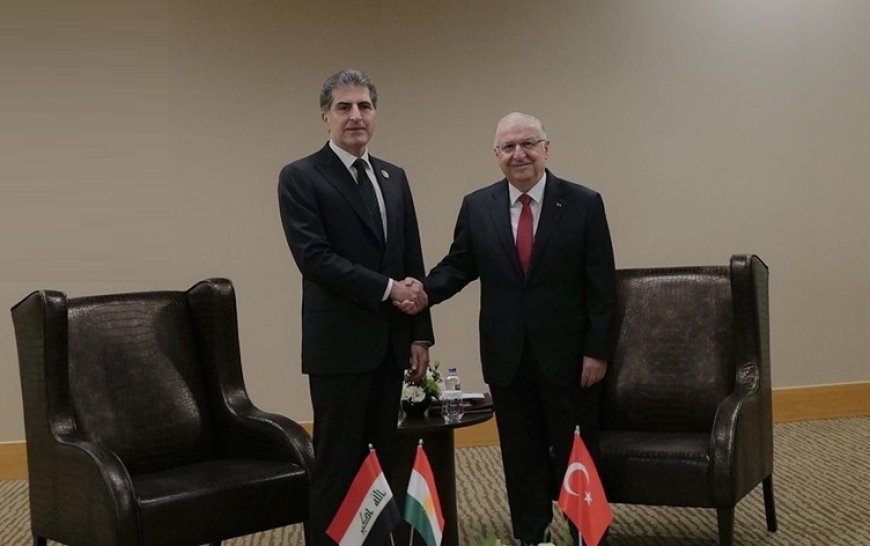 Neçirvan Barzani ve Yaşar Güler Antalya'da bir araya geldi: Barış ve istikrar vurgusu