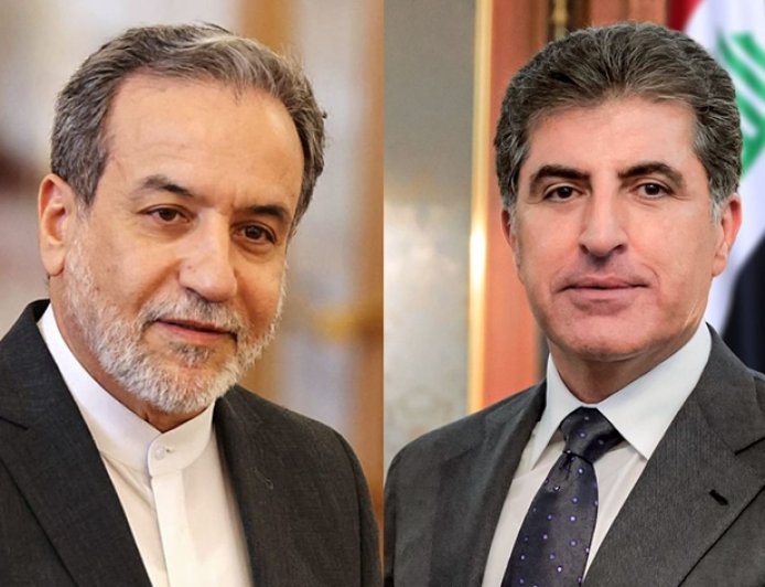 Başkan Neçirvan Barzani ile İran Dışişleri Bakanı Erakçi arasında görüşme