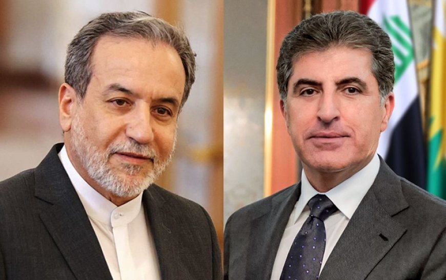 Başkan Neçirvan Barzani ile İran Dışişleri Bakanı Erakçi arasında görüşme