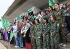 Kamışlo'da kadın örgütleri YPJ’nin Suriye ordusuna dahil edilmesi için eylem yaptı