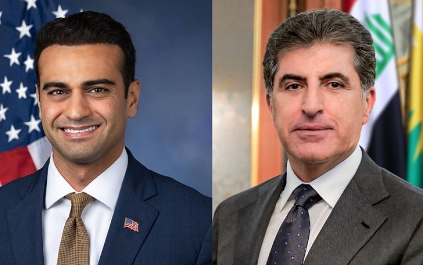 Başkan Neçirvan Barzani, ABD Kongre Üyesi Hamadeh ile telefonda görüştü