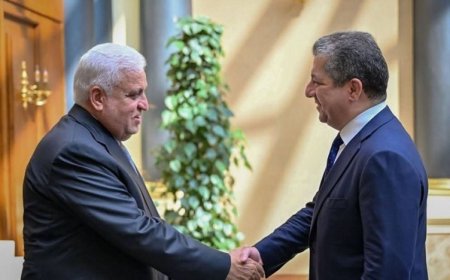 Başbakan Mesrur Barzani, Heşdi Şabi Lideri Feyyad ile görüştü