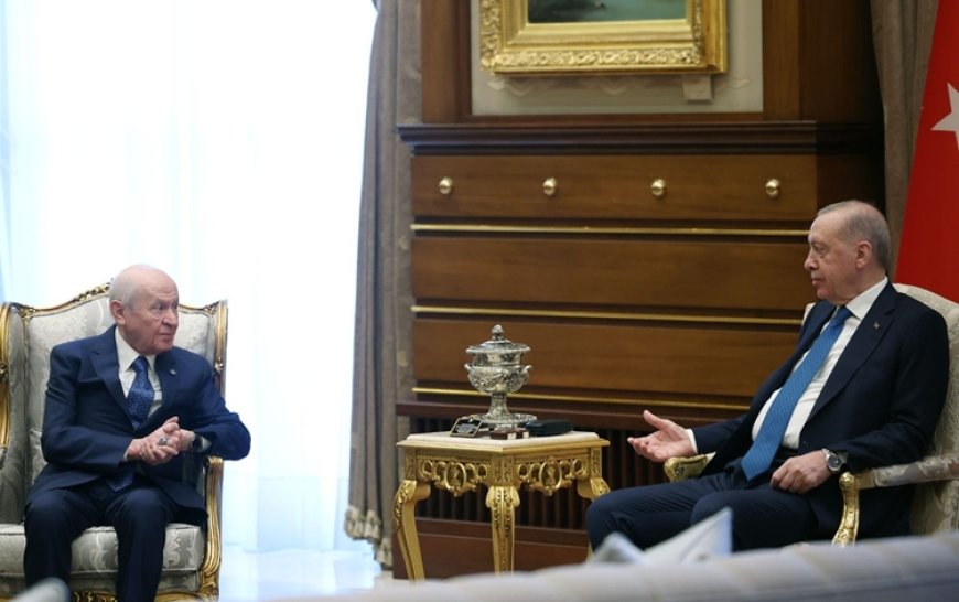Erdoğan ile Bahçeli arasında Ankara'da kritik görüşme