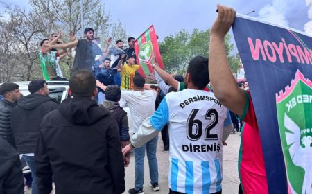 Amedspor Süper Lige yükseldi: Dersim'de coşkulu kutlama