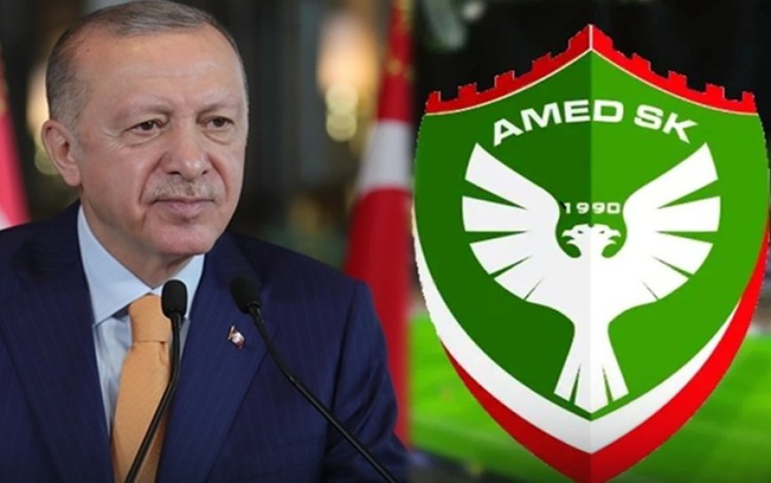 Erdoğan’dan Amedspor’a tebrik
