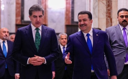 Neçirvan Barzani ile Sudani Bağdat’ta bir araya geldi: Yeni kabine için 'ortaklık' vurgusu