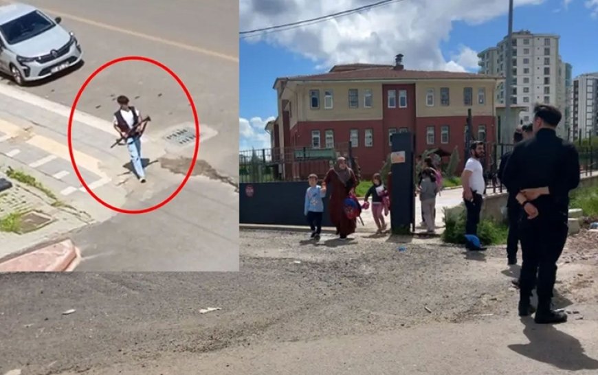 Diyarbakır'da okul önünde silah sesleri duyuldu: Öğrenciler apar topar tahliye edildi