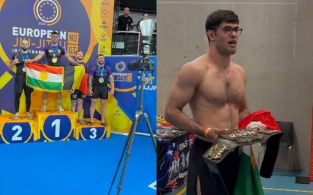 Kürt sporcu NAGA şampiyonu oldu: 'Bu benim için çok özel bir an'