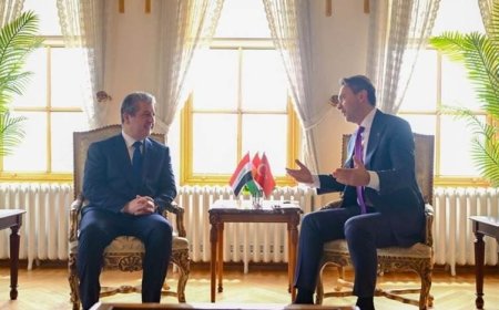 Başbakan Mesrur Barzani, Türkiye Enerji Bakanı Bayraktar ile görüştü