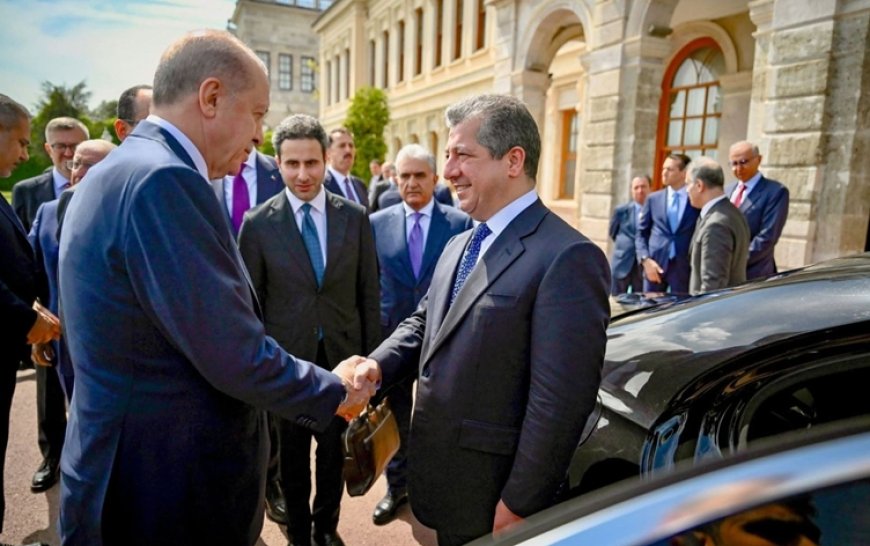 Mesrur Barzani ile Erdoğan görüşmesinde barış süreci ve ikili ilişkiler öne çıktı