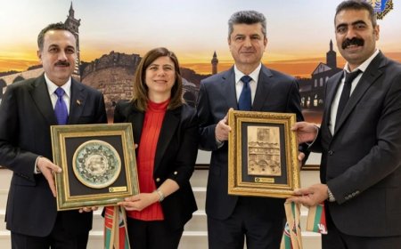 Erbil ve Duhok valilerinden Diyarbakır Büyükşehir Belediyesi’ne ziyaret