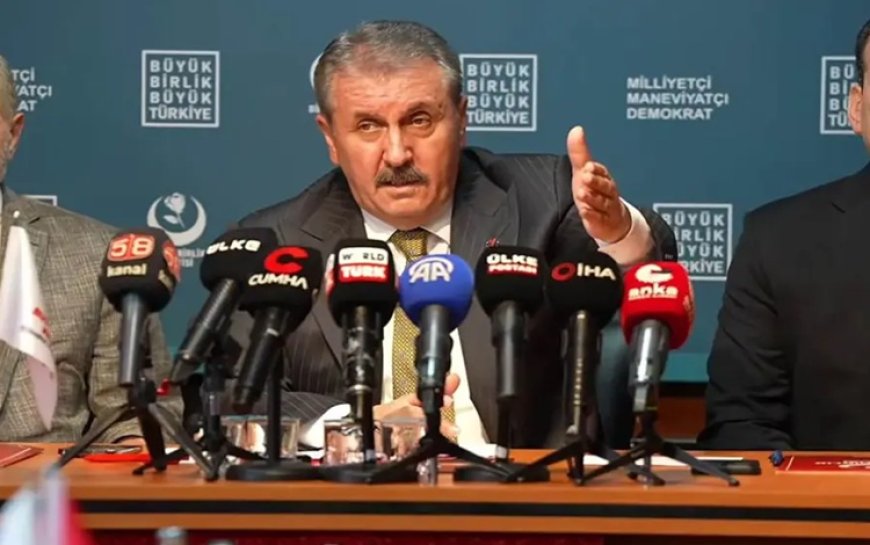 BBP Genel Başkanı Destici yine Ahmet Türk’ü hedef aldı