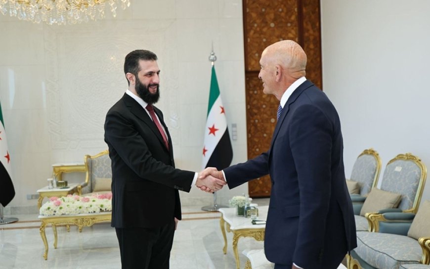 Ahmed Şara, Tom Barrack’la bir araya geldi