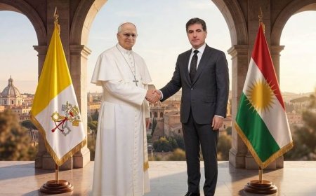 Başkan Neçirvan Barzani Vatikan'da