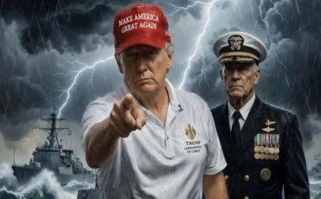 Trump'tan İran'a görselli mesaj: Bu fırtına öncesi sessizlikti