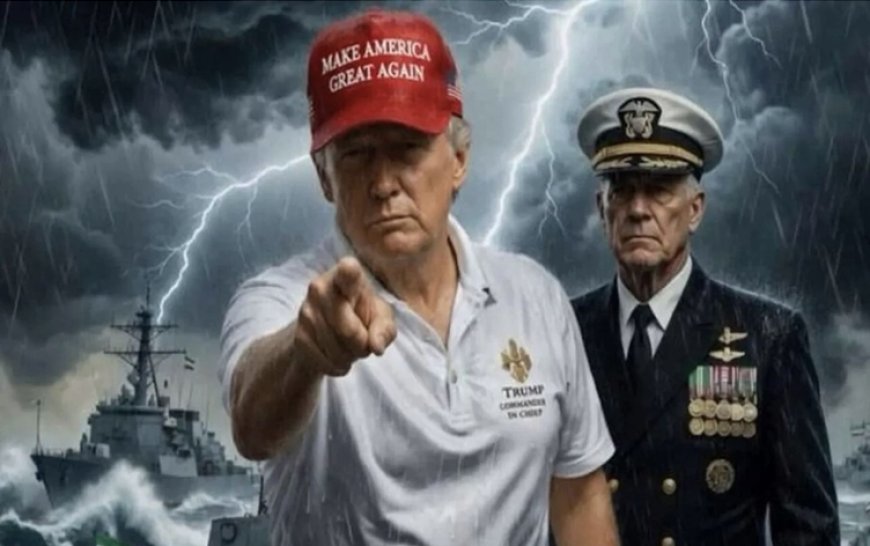 Trump'tan İran'a görselli mesaj: Bu fırtına öncesi sessizlikti