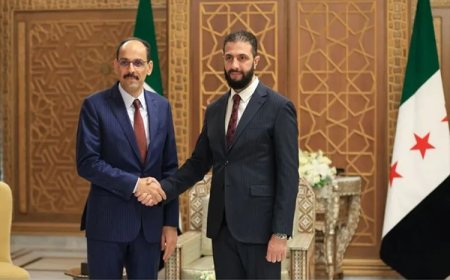 MİT Başkanı Kalın, Şam’da Şara ile görüştü