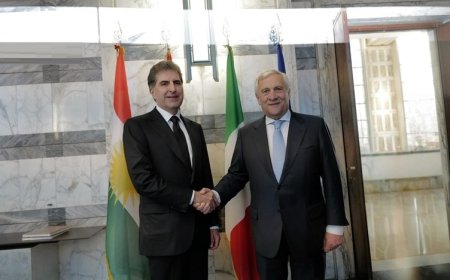 Tajani’den Barzani’ye: Kürdistan Bölgesi’nin istikrar faktörü rolünü önemsiyoruz