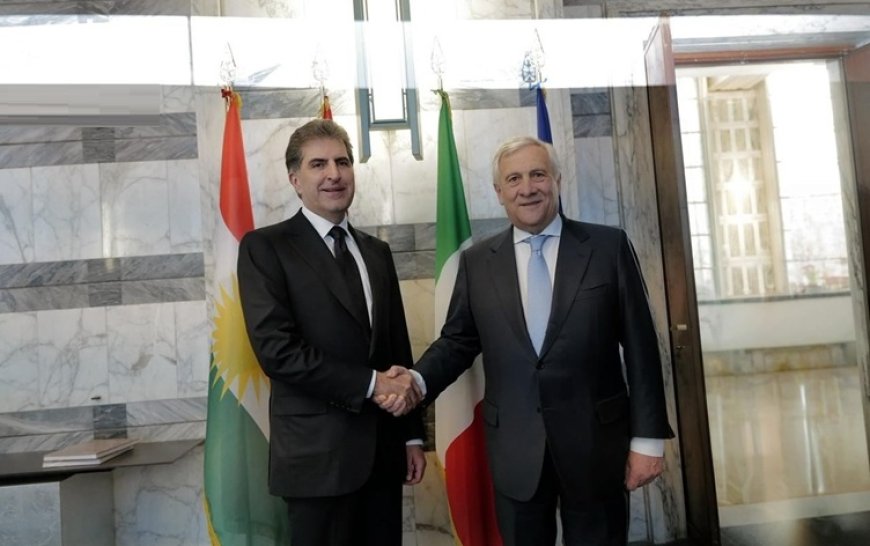 Tajani’den Barzani’ye: Kürdistan Bölgesi’nin istikrar faktörü rolünü önemsiyoruz