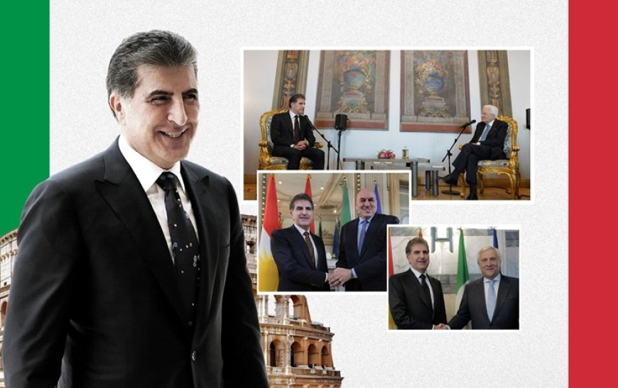 Başkan Neçirvan Barzani’nin Roma ziyareti İtalyan basınında geniş yankı buldu