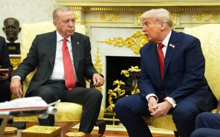 Erdoğan, ABD Başkanı Trump ile görüştü