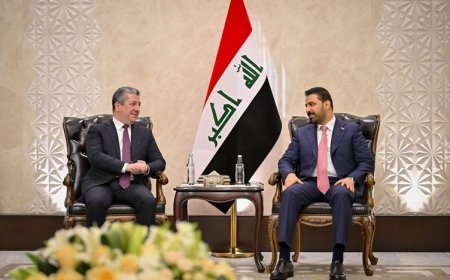 Mesrur Barzani ve Zeydi Bağdat’ta bir araya geldi: Sorunlar anayasa temelinde çözülmeli