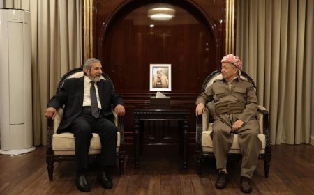 Başkan Mesud Barzani ve Selahaddin Bahaeddin bir araya geldi
