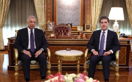 Neçirvan Barzani ve Mustafa Kazımi Irak’taki siyasi durumu görüştü