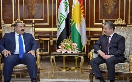 Mesrur Barzani Azm Koalisyonu lideri Musenna Samerrai’yi kabul etti