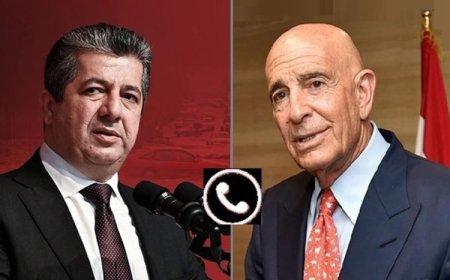 Mesrur Barzani'den Tom Barrack'a Tebrik Mesajı