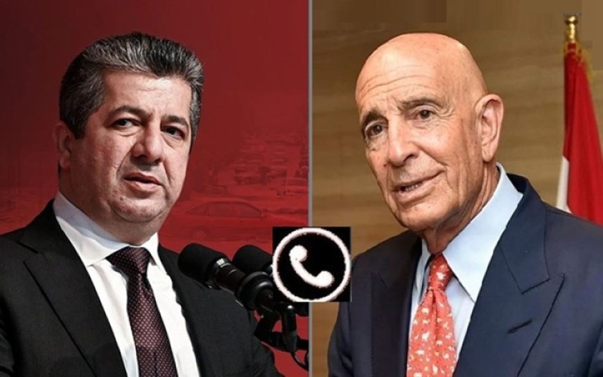 Mesrur Barzani'den Tom Barrack'a Tebrik Mesajı