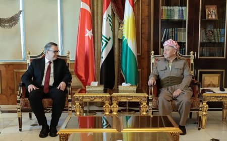 Başkan Barzani, Türkiye’nin Irak Büyükelçisi İnan’ı kabul etti