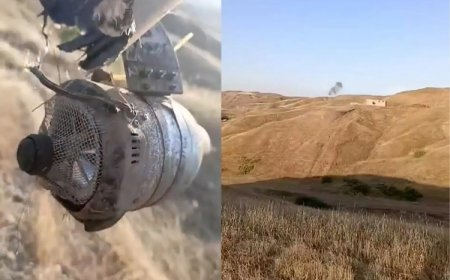 Duhok'ta iki dron düşürüldü