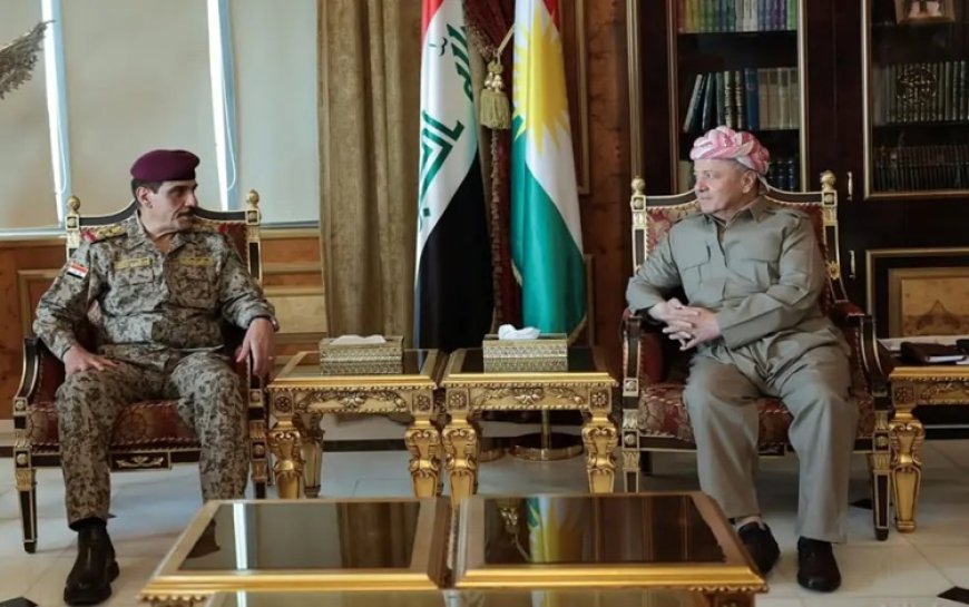 Başkan Barzani, Irak Genelkurmay Başkanı Yarallah'ı Kabul Etti