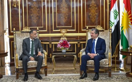 Başbakan Mesrur Barzani, İngiliz Büyükelçi’yi kabul etti