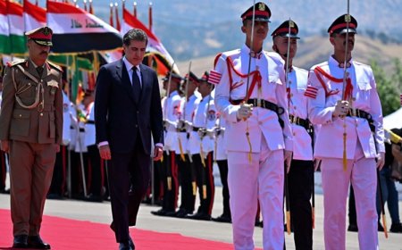 Neçirvan Barzani, Kaleçolan’daki mezuniyet töreninde 210 subaya diplomasını verdi