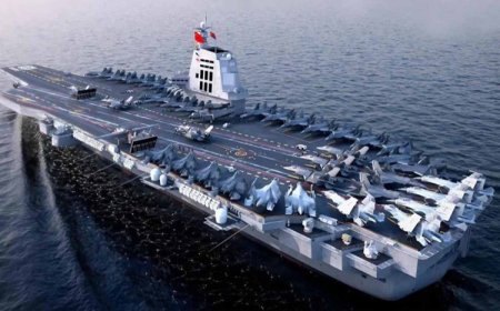 Çin'in yeni nesil uçak gemisi Fucien, Tayvan Boğazı'ndan geçti