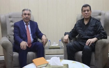 Mazlum Abdi ile Haseke Valisi bir araya geldi