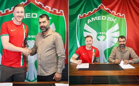 Amedspor, David Bates ile imzaları attı