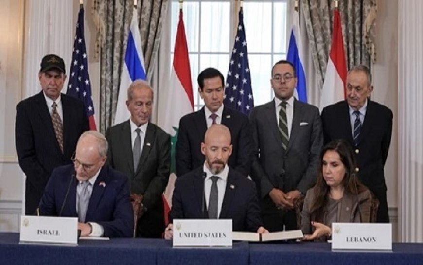 ABD, İsrail ve Lübnan arasında üçlü çerçeve anlaşması imzalandı