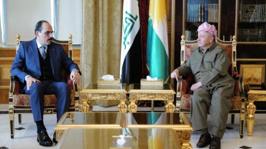 Başkan Barzani, MİT Başkanı İbrahim Kalın ile bir araya geldi