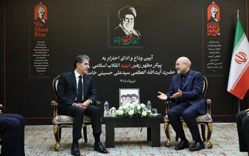 Neçirvan Barzani, Tahran'da Kalibaf ile görüştü